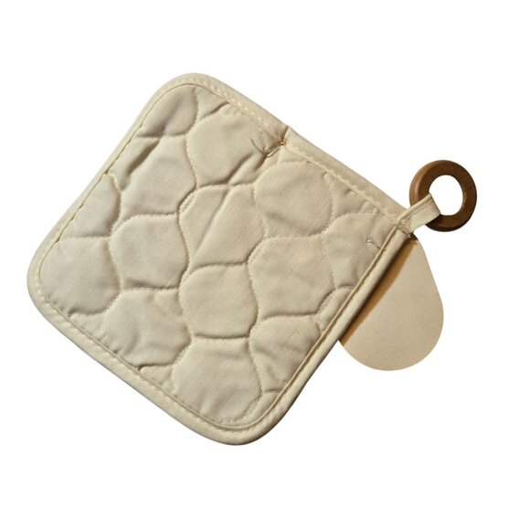 Vintage Butterfly Kitchen Pot Holder Wooden Ring NOS New Old Stock Retro - Picture 9 of 12